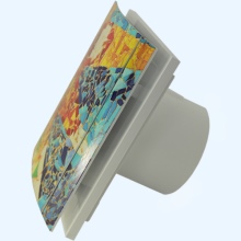 Bezfarebný tichý ventilátor do vane s protitlakovým ventilom - abstrakcia