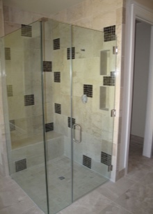 Helder glas voor douche