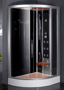 Asymmetrische Duschkabine 