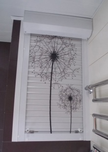 Rullaverhot, joissa on kuvio