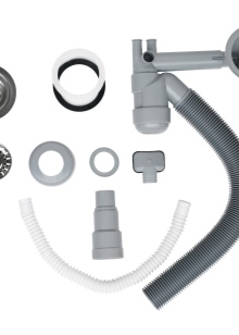 Afundar resíduos e armadilhas sobre a máquina