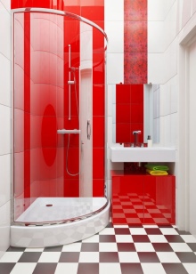 White bathroom wall coverings