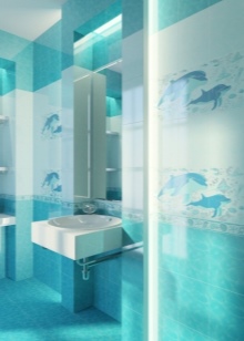 Τιρκουάζ πλακάκια σε ναυτικό στυλ