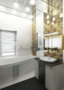 Proper placement of the lighting system in the bathroom