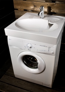 Lavabo integrato sopra la macchina