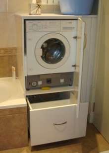 Una macchina incorporata nell'armadio