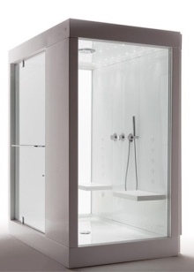 Καμπίνα ντους με λειτουργία φινλανδικής σάουνας