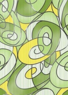 Gedessineerde satijnen badkamertegels