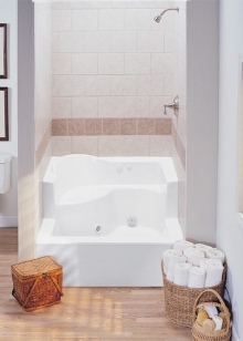 Kvadratisk høj bruseniche