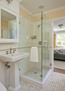 Καμπίνα ντους με χαμηλό δίσκο