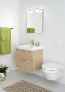 WC zonder rand in het interieur van de badkamer