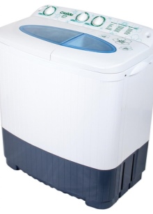 Washing machine with semi-automatic machine with two tanks