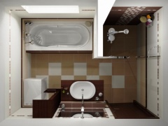 Badrumsdesign för ett badrum på 4 kvadratmeter. Vi möter utmaningen med lätthet!