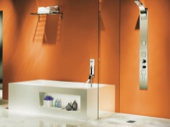 Orange badeværelse - orange stemning