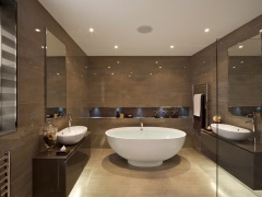 Funktioner av badrumsdesign utan toalett