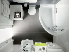 Een kleine badkamer afwerken - geheimen en kenmerken