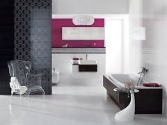 Carreaux de salle de bains polis - un choix optimal