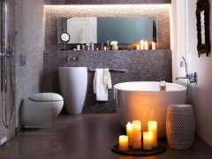 Badrum kombinerat med toalett