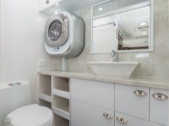 Seinale paigaldatavad pesumasinad sobivad suurepäraselt väikestesse vannitubadesse