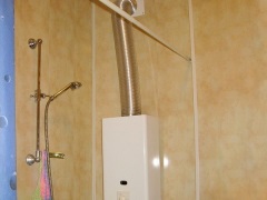 Kouřovod pro plynový ohřívač