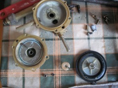 Membrána pro plynový ohřívač vody