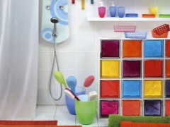 Glasblock i badrummet