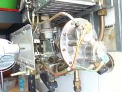 Vodní sestava plynového ohřívače