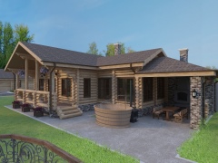 Totul despre băi cu terase și grătare 