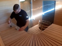 Cu ce îmi pot vopsi sauna? 