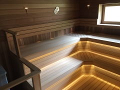 Sauna și Sauna Dimensiuni de podea Sauna