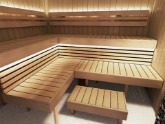 Raftul de baie turcească: design și creație