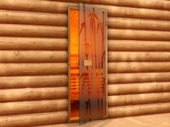 Uși de sticlă pentru saună