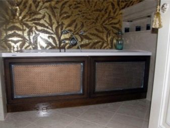 Fürdőkád képernyő kialakítása 