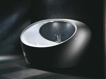 A banheira em forma de escultura