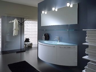 Sertare neobișnuite pentru baie gri