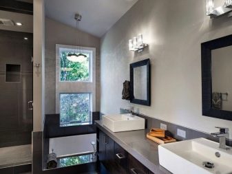 Mobilier de baie gri 