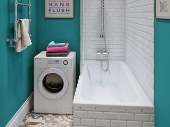 Waschmaschine im Badezimmer