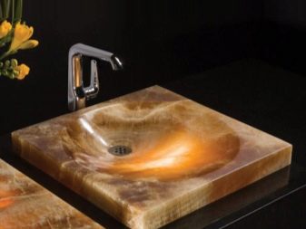 Onyx badkamer wastafel