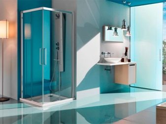 Cabină de duș din sticlă cu ramă