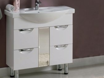 Tips för att välja ett skåp under handfatet i badrummet