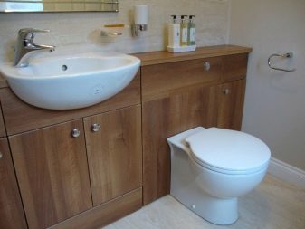 Sieninis tualetas su paslėptu bakeliu