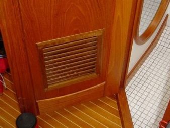 Belüftung in der Badezimmertür