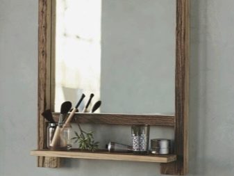 Bathroom mirror shelf material