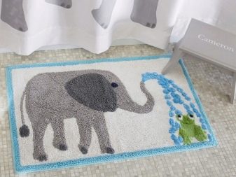 Krav på en badmatta för barn