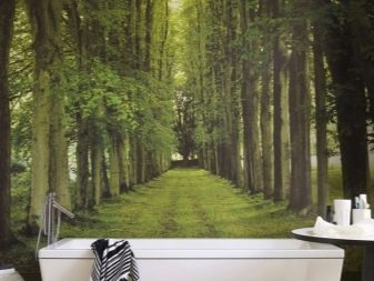 Tema narave v kopalnici kopalnica ozadje