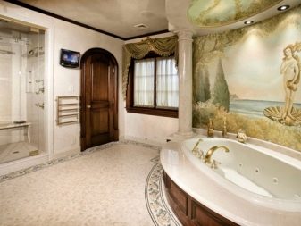 Foto ozadje za kopalnico v klasičnem slogu