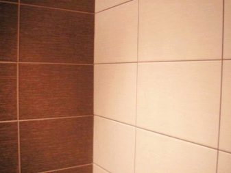 Une combinaison saisissante de carreaux et de joints pour les carreaux de la salle de bains