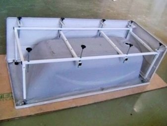 Estructura de baño de tubo de perfil de acero