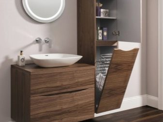 Výhody koupelnové skříňky s košem na prádlo