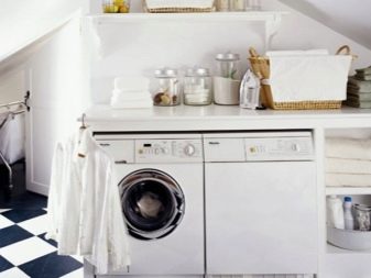 Anforderungen an eine Arbeitsplatte über der Waschmaschine im Badezimmer